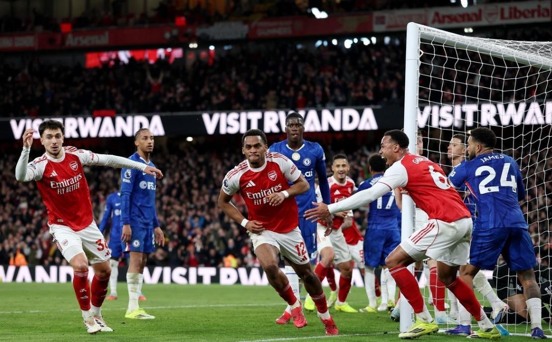 开云中国-铁卫助攻独享队史第1,阿森纳2-1切尔西,破曼联纪录力压蓝月军团